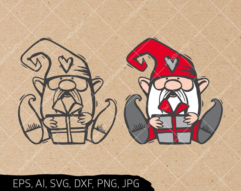 Free 86 Love Gnome Svg Free SVG PNG EPS DXF File