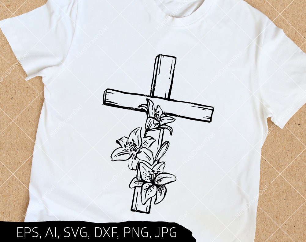 Download Easter Cross svg file for cricut Religious Svg Jesus svg | Etsy