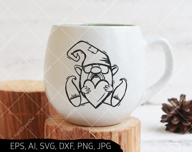 Download Valentine gnome svg Cute Gnomes svg Scandinavian gnome ...