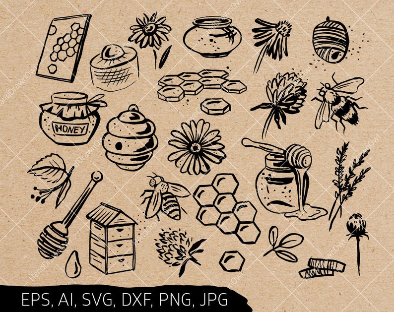 Download Honey SVG Bundle Beekeeping Svg Bee Svg files for cricut ...