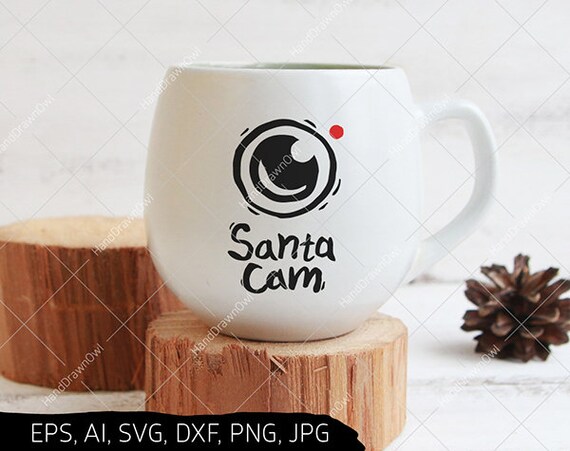 Download Santa Cam Svg Christmas Svg Files For Cricut Santa Svg Etsy PSD Mockup Templates