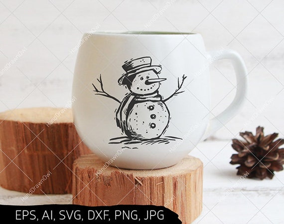 Download Snowman svg files for Cricut Christmas svg files Hand ...