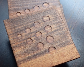 Blue Knights Drum & Bugle Corps DCI - Wooden Coasters Set of 4