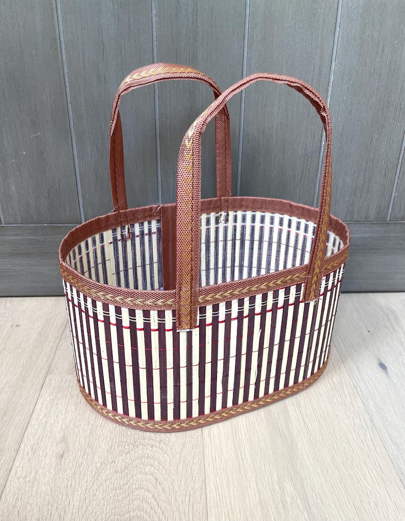 Empty Gift Basket, Christmas Gift Basket, Bamboo Gift Basket, Christmas ...