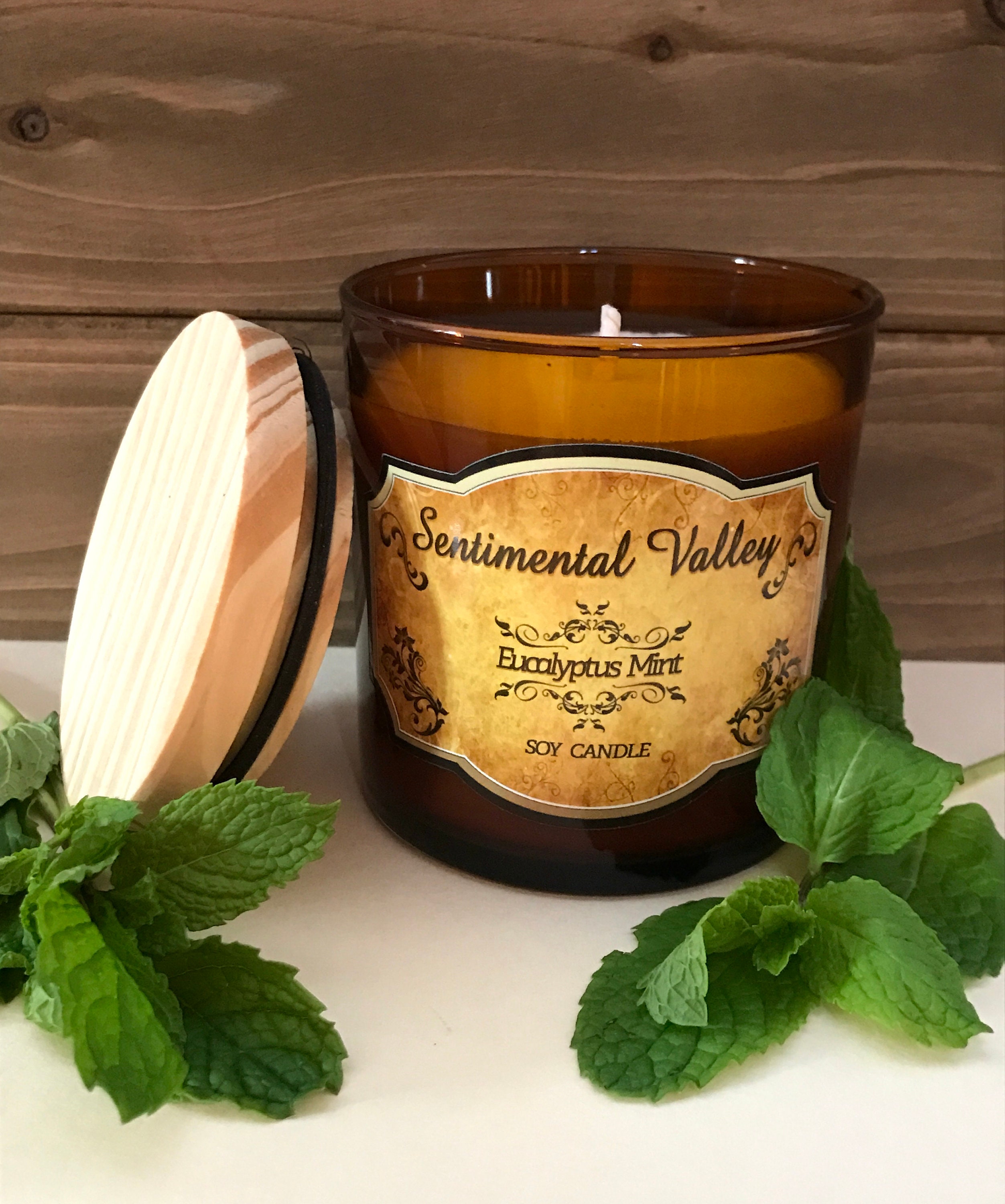 Eucalyptus Mint Soy Candle Eucalyptus Mint Candle Mint Etsy