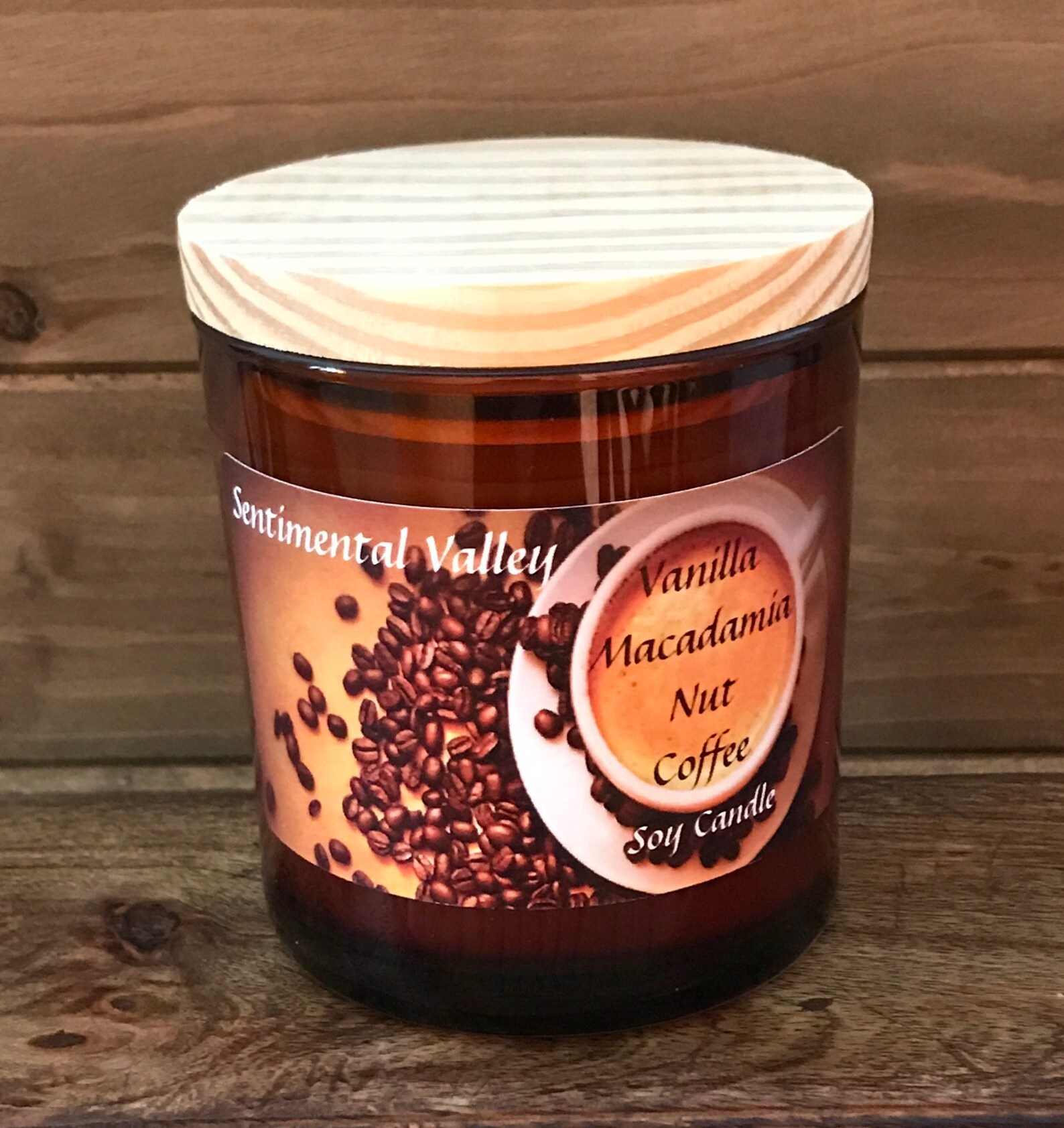Vanilla Macadamia Nut Coffee Soy Candle Vanilla Soy Candle Etsy
