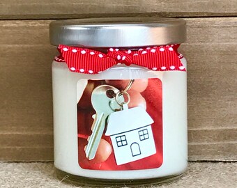 New Home Soy Candle, New Home Gift, Real Estate Client Gift, Real Estate Marketing, Real Estate Agent Gift, Housewarming Gift