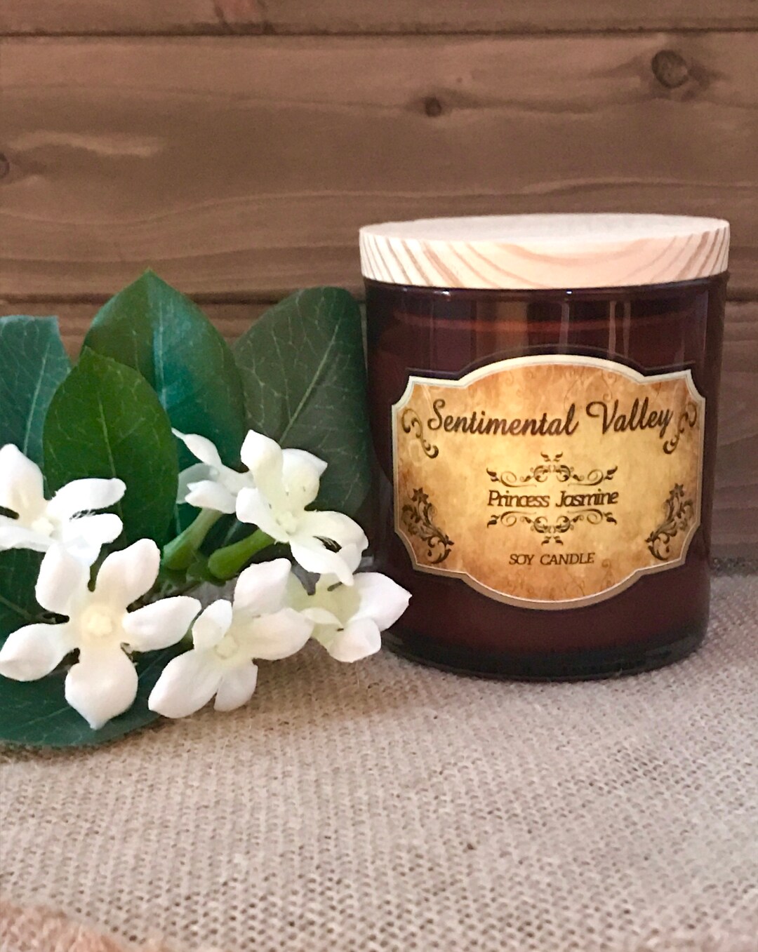 Princess Jasmine Soy Candle, Jasmine Soy Candle, Jasmine Candle, Floral