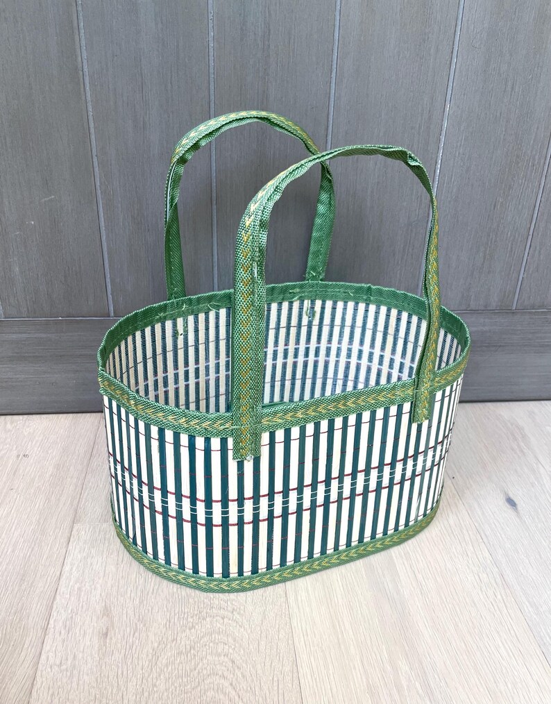 Empty Gift Basket, Christmas Gift Basket, Bamboo Gift Basket, Christmas ...