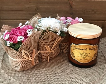 Spring Rain Soy Candle, Spring Candle, Floral Candle, Spring Flowers Candle, Scented Soy Candle, Easter Gift, Spring Decor, Easter Candle
