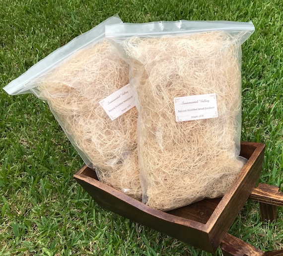 1/2 lb Natural Wood Excelsior, Shredded  Wood Excelsior, Wood Excelsior, Wood Wool, Easter Basket Filler, Box Filler, Gift Basket Filler