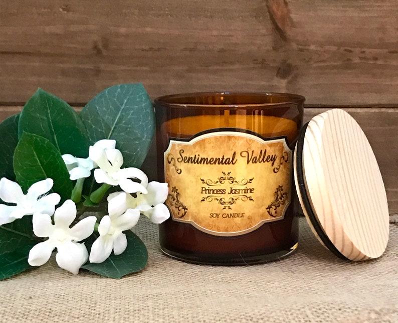 Princess Jasmine Soy Candle, Jasmine Soy Candle, Jasmine Candle, Floral