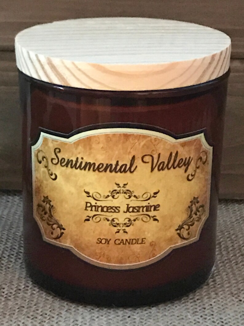 Princess Jasmine Soy Candle, Jasmine Soy Candle, Jasmine Candle, Floral