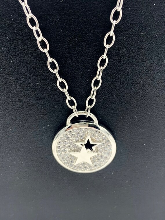 Sterling Silver Star Pendant and Chain - image 8