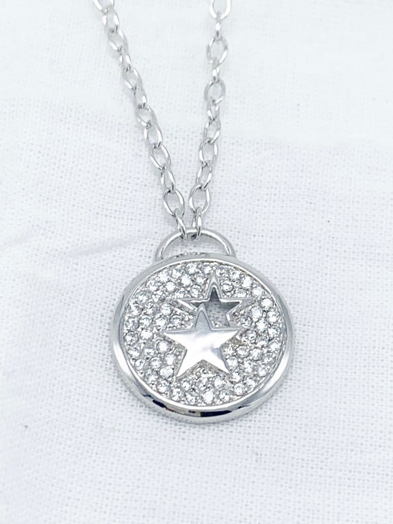 Sterling Silver Star Pendant and Chain - image 9
