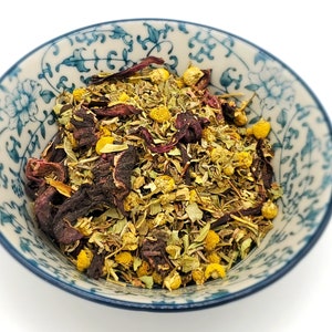 Organic Damiana Hibiscus Tea: Aphrodisiac, Digestion & Divination