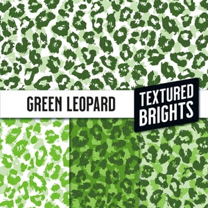 Green Leopard Print Svg, Leopard Spots Pattern, Animal Skin Print