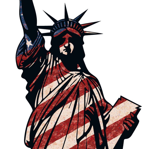 Statue of Liberty SVG - American Patriotic Clip Art