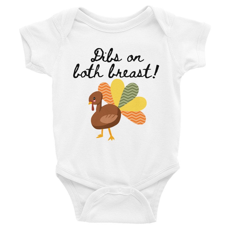 Thanksgiving Outfit for Baby Girl Boy Cute Turkey Face Funny Infant Bodysuit