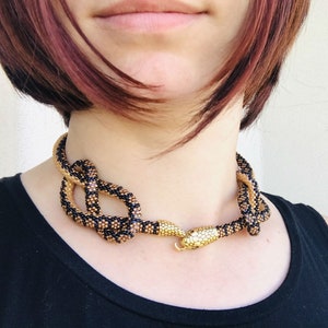 snake necklace / snake bracelet / snake choker / ouroboro necklace / snake jewelry
