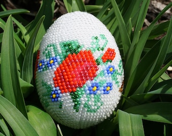 Whakano 30 perline in legno a forma di uovo di Pasqua, per