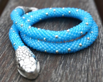 snake necklace - ouroboros bracelet