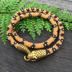 gold snake bracelet / serpent jewelry / gold snake choker necklace / ouroboros women jewelry /  snake head bracelet