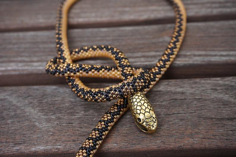 Snake Necklace / Snake Bracelet / Snake Choker / Ouroboro - Etsy