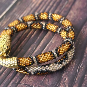 snake bracelet - ouroboros choker - gold snake choker necklace- snake collar