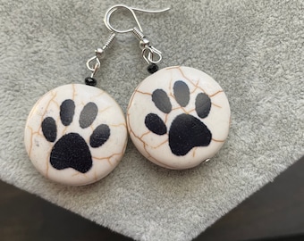 Paw Earring  / dog paw earrings