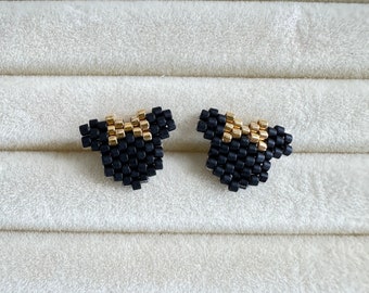 Mini Mouse Earrings / disney earring / Little beaded earrings for girls