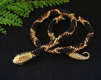 Black snake choker -gothic choker - Ouroboros necklace