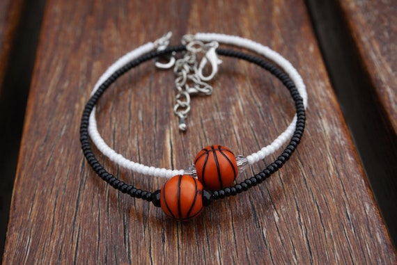 Bracelet De Basket Vintage En Similicuir Ajustable – Bijou Sportif Unisexe Pour Garçons/filles – Style Décontracté