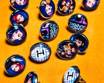 Boucles d'oreilles Kpop Demon Hunters 14mm