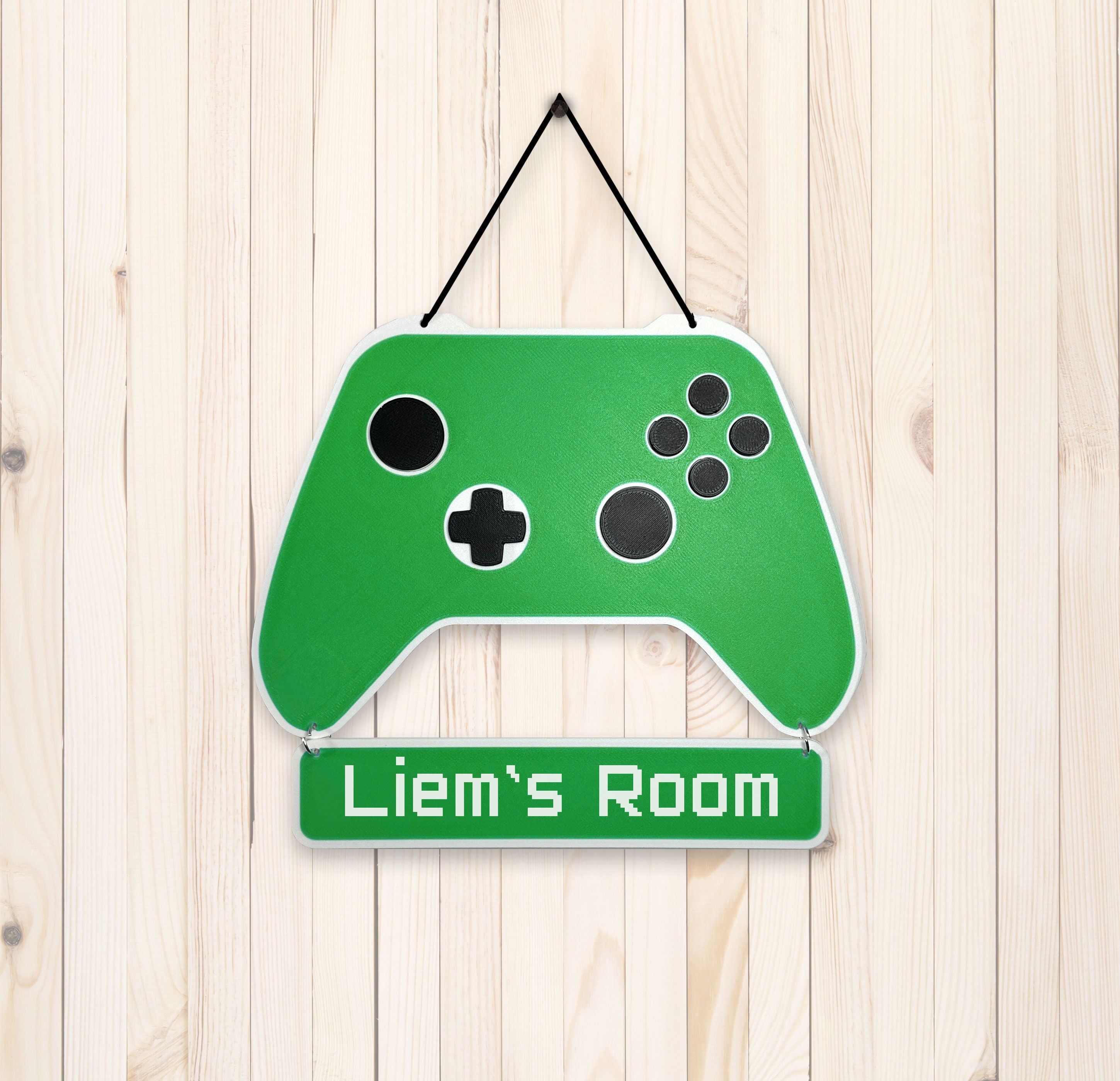 Personalized Video Game Sign | Custom Video Game Controller Door Sign ...