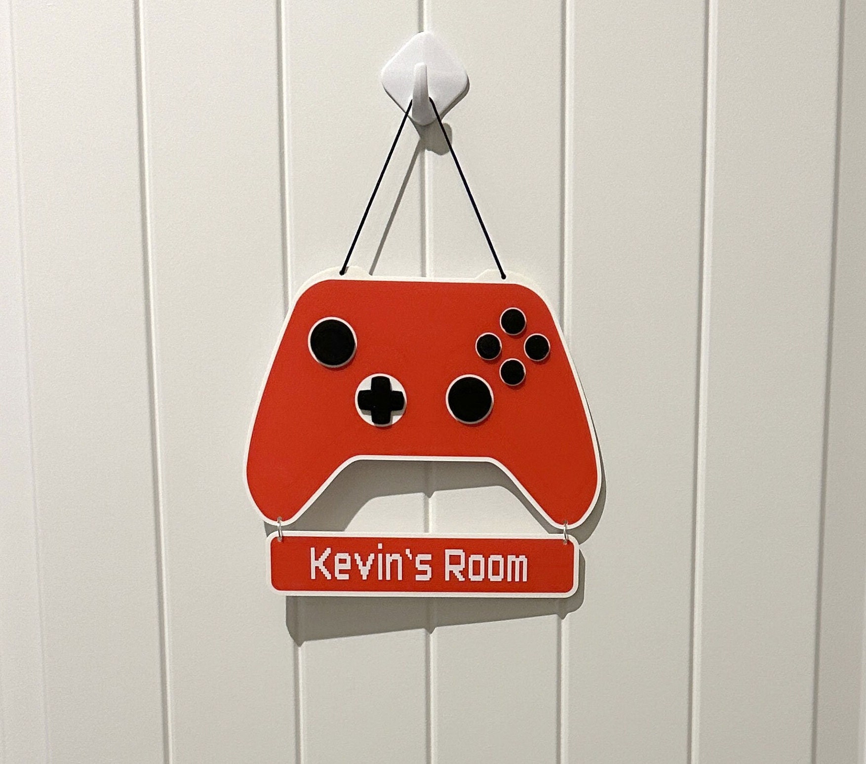 Personalized Video Game Sign | Custom Video Game Controller Door Sign ...