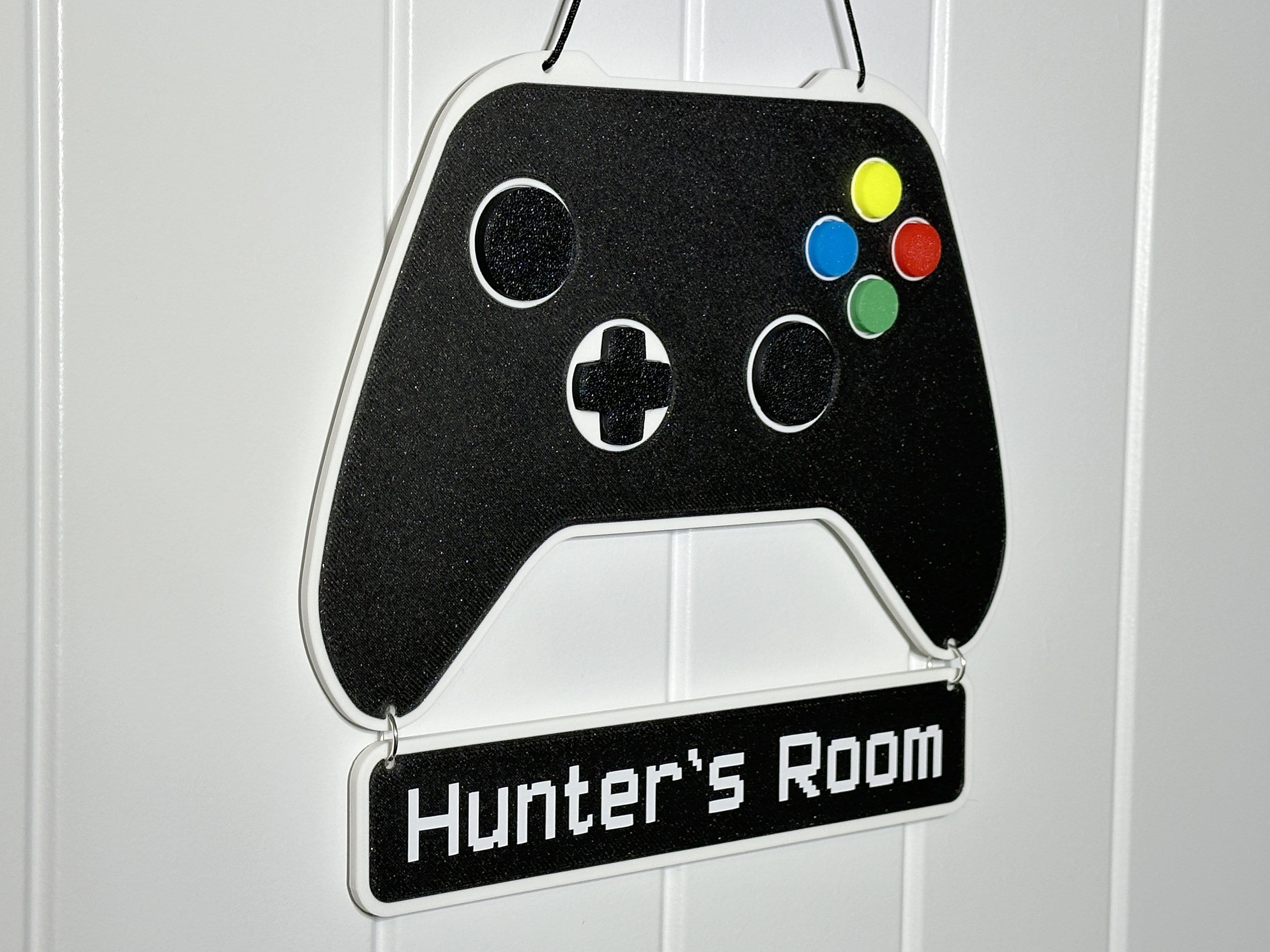Personalized Video Game Sign | Custom Video Game Controller Door Sign ...