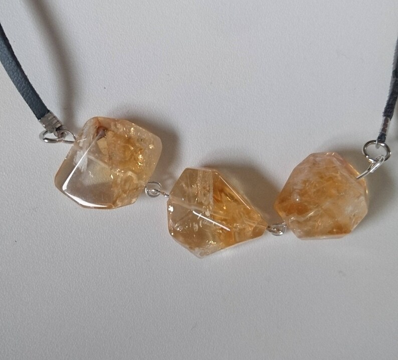 Set with Citrine Gemstone