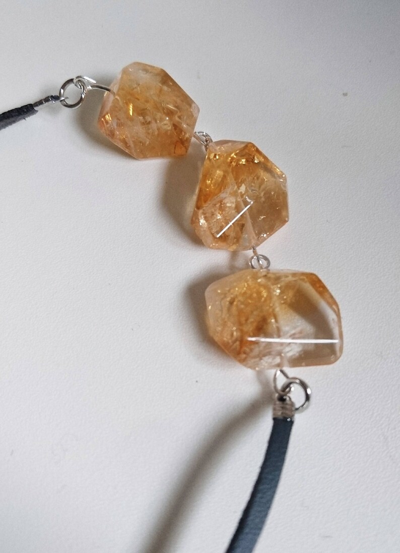 Set with Citrine Gemstone