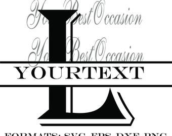 Monograms Letter Font L - SVG,Silhouette, Digital Cutting File,Circuit Cut,Graphic Design,Vector File,Instant Download - Svg, Dxf, Eps, Png