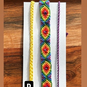 Rainbow collection Friendship Bracelets, String Bracelets, teen gifts, FREE shipping image 5