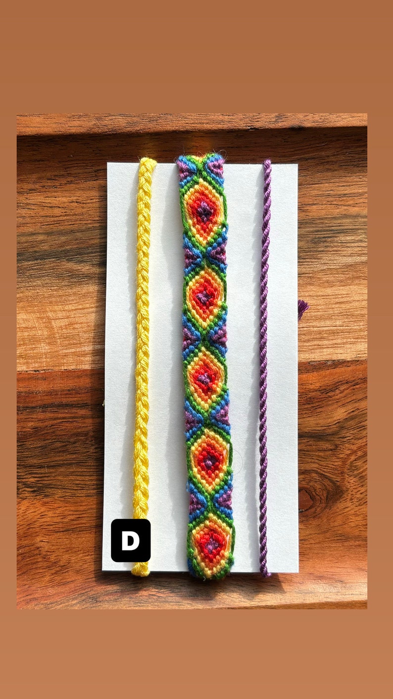 Rainbow collection Friendship Bracelets, String Bracelets, teen gifts, FREE shipping image 5