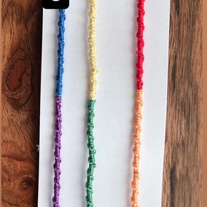 Rainbow collection Friendship Bracelets, String Bracelets, teen gifts, FREE shipping image 4