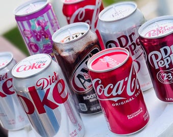 Soda can candles! Diet Coke, Coke, Dr Pepper, Root Beer, Alani Cotton Candy, Diet Dr Pepper. Great gift!