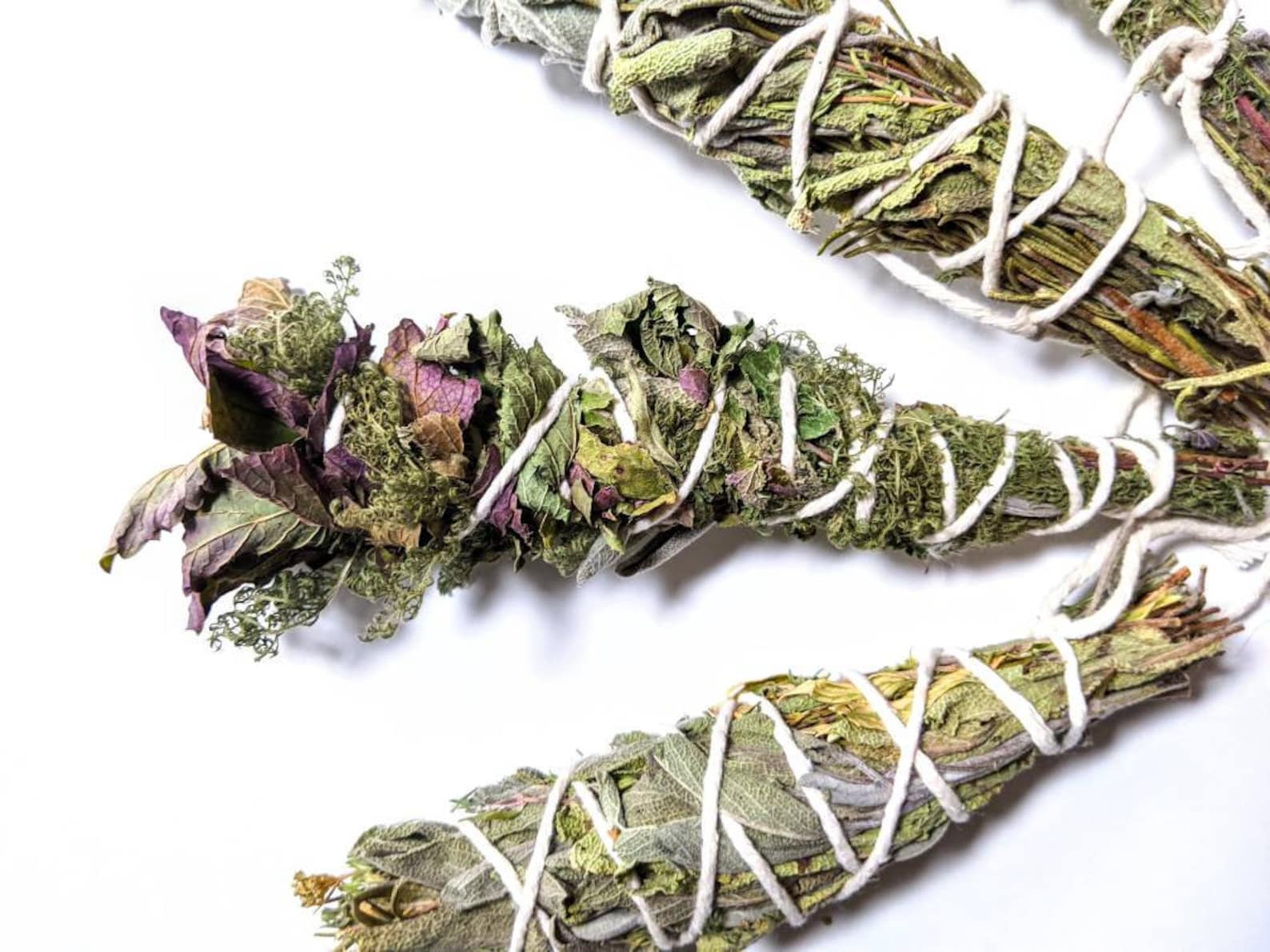 Wild Herb Smoke Sticks for smoke cleansing Etsy