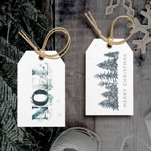 Printable Gift Tags, Noel Gift Tags, Christmas Gift Tag, Gift Tag Printable, Christmas Digital Download