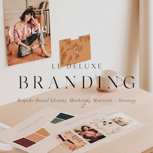 Deluxe Branding Kit | Website Branding Kit | Brand Identity | Marketing Kit | Custom Logos | Brand Board