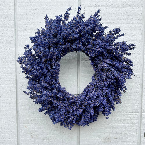 12” Handmade English  Lavender Wreath