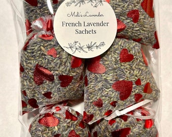 6 Grosso Lavender Sachets (French Lavender)