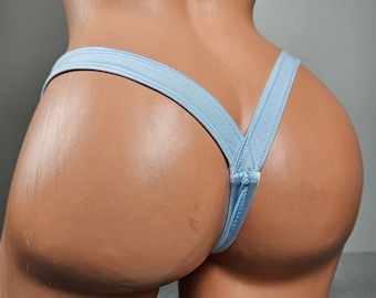 Limited Run Colors Stripper Exotic Dancer Flat Wide Band Comfort Thong (One Size)